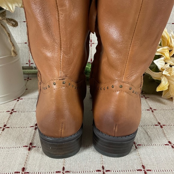 Sam Edelman Prina Studded Soft Black Leather Knee High Riding Boots Size 6 NWOB - Picture 10 of 11